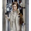 Carrie Fisher Movie Star Wars Princess Leia Hoth White Vest