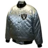 Easton Las Vegas Raiders Quilted Varsity Jacket