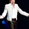History Tour Michael Jackson Sequin White Jacket