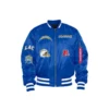 Jayce Los Angeles Chargers Blue Bomber Jacket