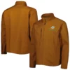 Joaquin Miami Dolphins Brown Full-Zip Track Jacket