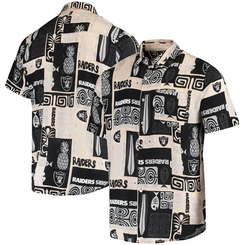 Las Vegas Raiders Button Up Shirt - William Jacket
