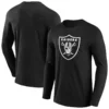 Las Vegas Raiders Long Sleeve Black Shirt