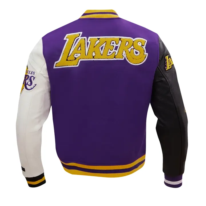 Mitchell & Ness - Men - Los Angeles Lakers Varsity Jacket - Black M