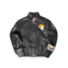 Los Angeles Rams Black Leather Jacket