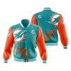 Miami Dolphins Full-Snap Varsity Jacket