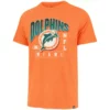 Miami Dolphins Orange Printed T-shirt