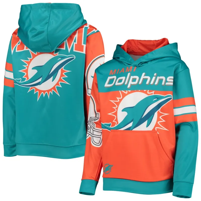 dolphins youth hoodie