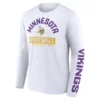 Minnesota Vikings Long Sleeve White Shirt