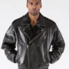 Pelle Pelle Black Biker Leather Jacket