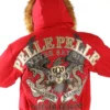 Pelle Pelle Never Say Die Red Leather Jacket