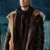 Power Book IV Tommy Egan Leather Faux Fur Coat