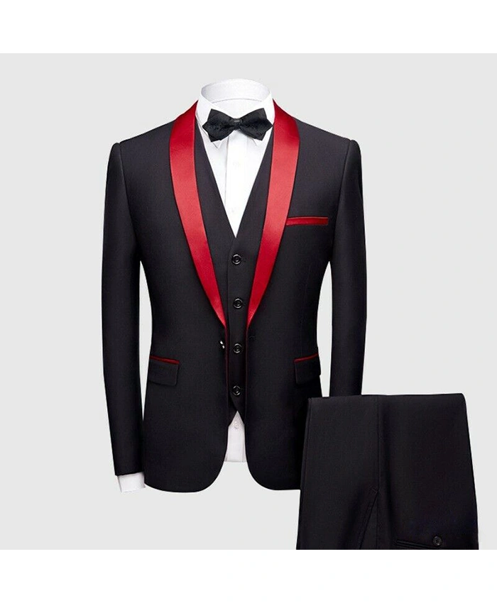 This item is unavailable -  in 2023  Black and red suit, Burgundy  tuxedo, Dark red suit