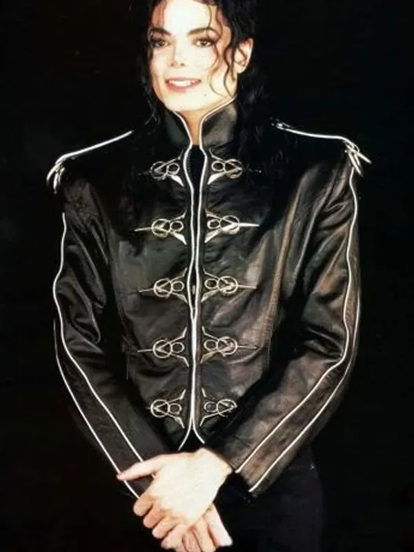 Michael Jackson Blue Jacket  Thriller Leather Blue Jacket