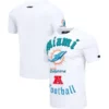 White NFL Miami Dolphins Printed t-shirt