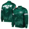 Ed Feeney New York Jets Green Varsity Jacket