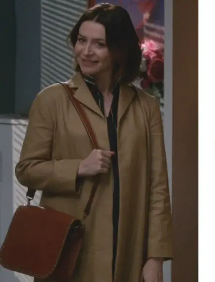 Grey’s Anatomy Amelia Lined Beige Coat