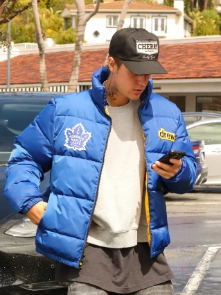 Maple Leafs X Drew Justin Bieber Trucker Hats, Justin Bieber