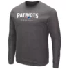 New England Patriots Grey Long Sleeve Shirt