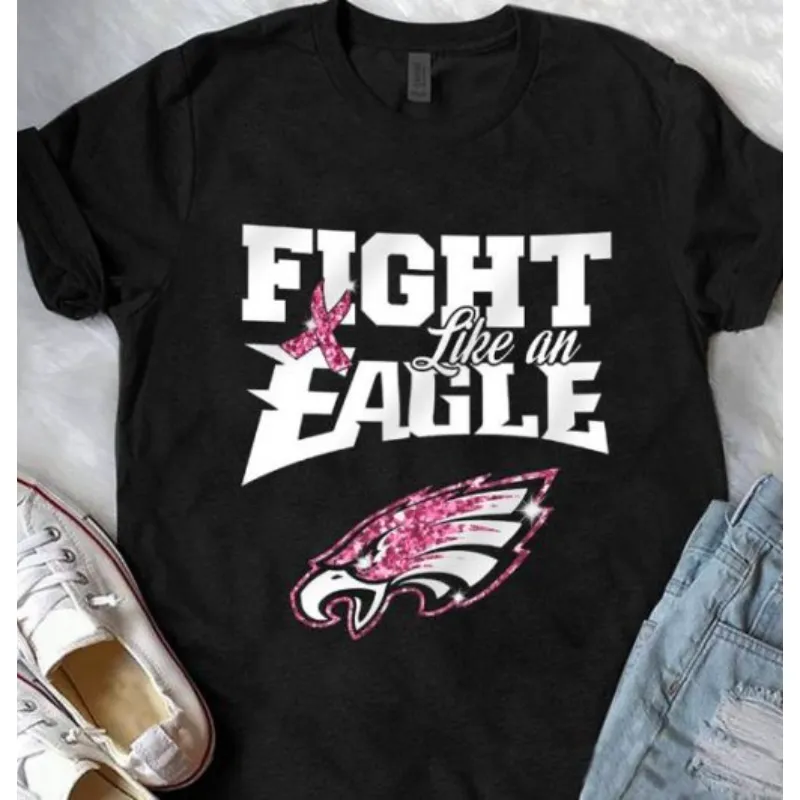 eagles breast cancer shirt