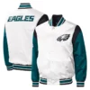 Philadelphia Eagles Full-Snap Throwback Jacket
