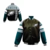 Philadelphia Eagles Full-Zip Leather Jacket