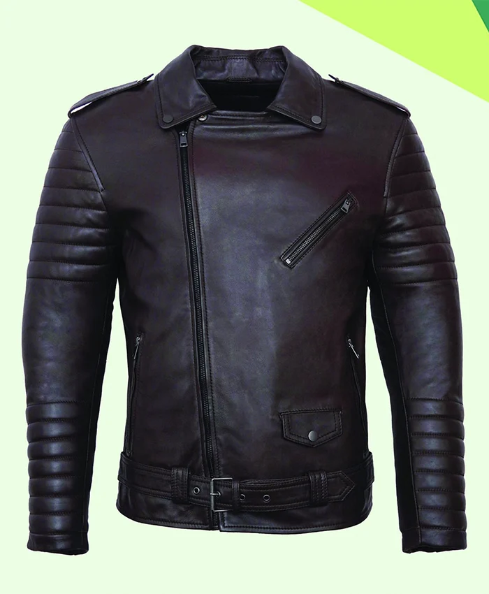 Rafael Biker Vintage Leather Jacket For Sale - William Jacket
