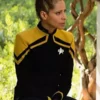 Raffi Musiker Star Trek Picard Black and Yellow Costume Jacket