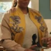 The Equalizer Queen Latifah Yellow Floral Jacket