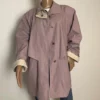 Vintage Lilac Trench Coat