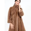Abby Mink Fur Brown Coat