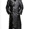 Alister Vintage Leather Trench Coat