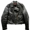 Colleen Real leather Vintage Biker Jacket
