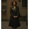 Fatal Attraction S01 Lizzy Caplan Black Coat