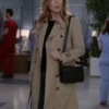 Greys Anatomy Ellen Pompeo Beige Coat