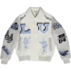 LV Patches Bunny Varsity Jacket
