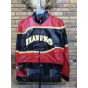 Mikel Fay Atlanta Hawks Full-Zip Leather Jacket