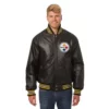 Pittsburgh Steelers Football Leather Jacket