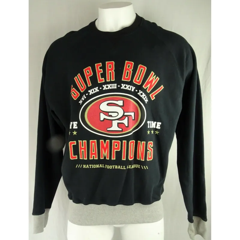 Vintage 1990's NFL San Fransisco 49ers Embroidered Crewneck Sweatshirt