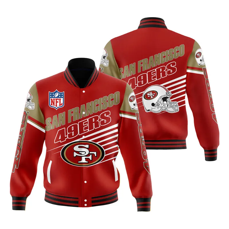 San Francisco 49ers Varsity Jacket - William Jacket