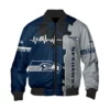 Seattle Seahawks Bomber Jacket For Men