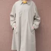 Simple Style Vintage Trench Coat