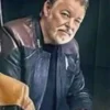 Star Trek Picard S03 Jonathan Frakes Leather Jacket