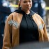 Queen Latifah The Equalizer Robyn McCall Fringe Bomber Leather Jacket