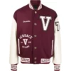 Versace Letterman Maroon Jacket