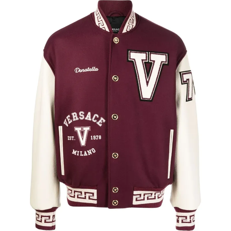Versace Letterman Jacket For Sale - William Jacket