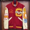 Vintage Mickey Mouse Red Varsity Jacket