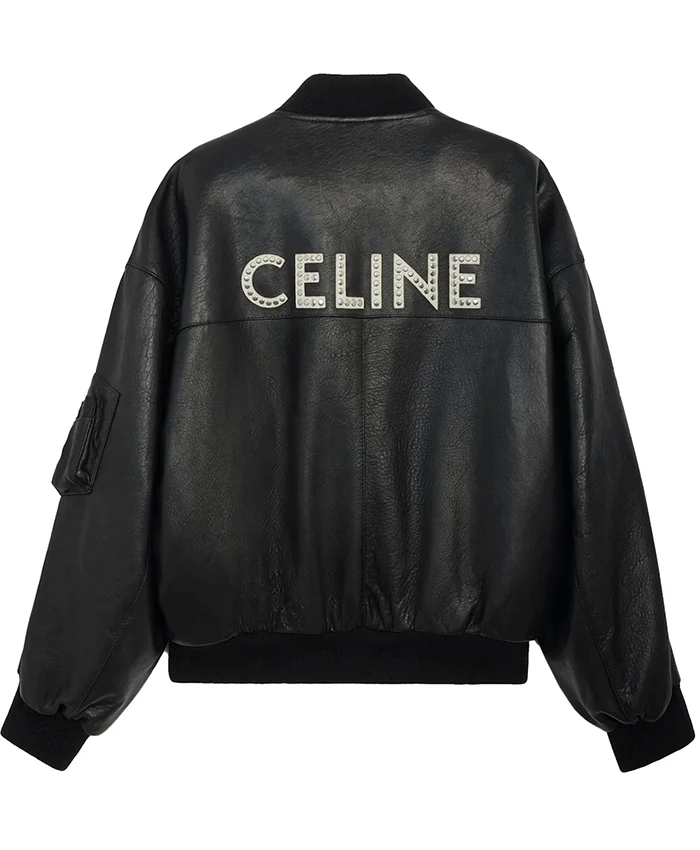 Celine Leather Jacket For Sale - William Jacket