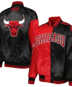 Chicago Bulls Short Sleeve Hoodie - William Jacket
