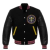 Denver Nuggets Black Varsity Jacket